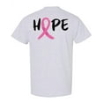 thumbnail image 1 of Awkward Styles Breast Cancer Awareness T-Shirt Hope Ribbon T Shirts for Men Back Print, 1 of 4