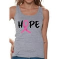 thumbnail image 1 of Awkward Styles Breast Cancer Awareness T-Shirt Hope Ribbon Tank Tops for Women, 1 of 4