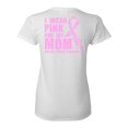thumbnail image 1 of Awkward Styles Breast Cancer Awareness T-Shirt I Wear Pink For My Mom T Shirts for Women Back Print, 1 of 4