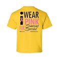thumbnail image 1 of Awkward Styles Breast Cancer Awareness T-Shirt I Wear Pink For Someone Special Kids T Shirts Back Print 1, 1 of 4