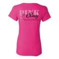 thumbnail image 1 of Awkward Styles Breast Cancer Awareness T-Shirt Pink Ribbon Strong T Shirts for Women Back Print, 1 of 4