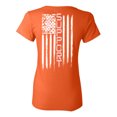 thumbnail image 1 of Awkward Styles Breast Cancer Awareness T-Shirt Support Flag T Shirts for Women Back Print, 1 of 4