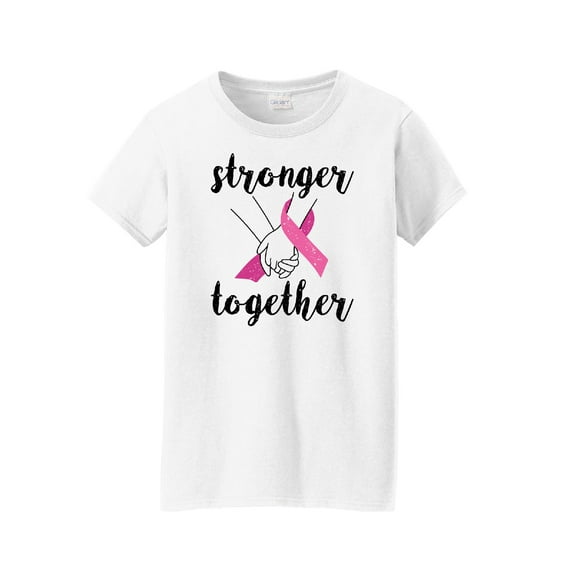 Awkward Styles Breast Cancer Awareness Women Shirt Stronger Together Shirt for Ladies Support Cancer Shirt Set of 6 Set of 12 Set of 24
