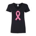 thumbnail image 1 of Awkward Styles Breast Cancer Awareness Women V-neck Shirt Pink Ribbon Shirt for Ladies Support Cancer Vneck Shirt Set of 6 Set of 12 Set of 24, 1 of 3