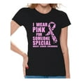thumbnail image 1 of Awkward Styles Breast Cancer Survivor T Shirt Pink Ribbon Tshirt for Women Pink Cancer Support Ribbon Tshirt Cancer Shirts I Wear Pink For Someone Special T-Shirt Breast Cancer Awareness Women's Shirt, 1 of 4