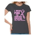 thumbnail image 1 of Awkward Styles Breast Cancer Survivor T Shirt Pink Ribbon Tshirt for Women Pink Cancer Support Ribbon Tshirt Cancer Shirts I Wear Pink For Someone Special T-Shirt Breast Cancer Awareness Women's Shirt, 1 of 4