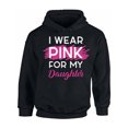thumbnail image 1 of Awkward Styles Breast Cancer Sweater I Wear Pink For My Daughter Unisex Hoodies, 1 of 5