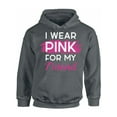 thumbnail image 1 of Awkward Styles Breast Cancer Sweater I Wear Pink For My Friend Unisex Hoodies, 1 of 5