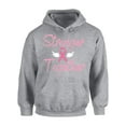 thumbnail image 1 of Awkward Styles Breast Cancer Sweater Stronger Together Ribbon Unisex Hoodies, 1 of 5