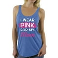 thumbnail image 1 of Awkward Styles Breast Cancer T-Shirt I Wear Pink For My Mom Racerback Tank Tops, 1 of 4