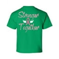thumbnail image 1 of Awkward Styles Breast Cancer T-Shirt Stronger Together Ribbon Kids T Shirts Back Print, 1 of 4