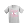 thumbnail image 1 of Awkward Styles Breast Cancer T-Shirt Stronger Together Ribbon Kids T Shirts, 1 of 4