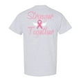 thumbnail image 1 of Awkward Styles Breast Cancer T-Shirt Stronger Together Ribbon T Shirts for Men Back Print, 1 of 4