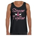 thumbnail image 1 of Awkward Styles Breast Cancer T-Shirt Stronger Together Ribbon Tank Tops for Men, 1 of 4