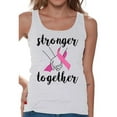 thumbnail image 1 of Awkward Styles Breast Cancer T-Shirt Stronger Together Tank Tops for Women, 1 of 4