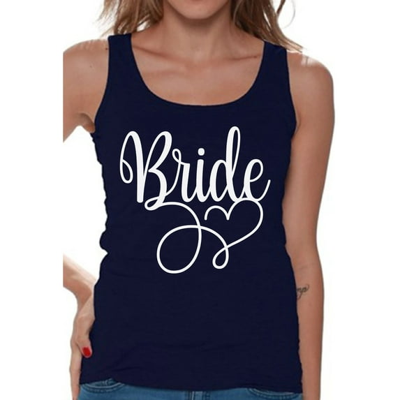 Awkward Styles Bride Tank Top Bridesmaid Tanks for Women Bridal Party Tank Wedding Gifts Women's Bride's Entourage Outfit Bachelorette Party Gifts Bridesmaid Sleeveless Shirt Cute Bride Squad Top