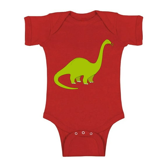 Awkward Styles Brontosaurus Romper Baby Bodysuit Short Sleeve Dinosaur One Piece Top for Newborn Baby Dinosaur Gifts for Babies Cute Dinosaur Clothes for Baby Girl Animal Bodysuit for Baby Boy