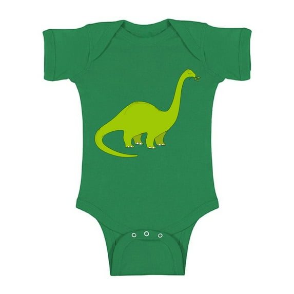 Awkward Styles Brontosaurus Romper Baby Bodysuit Short Sleeve Dinosaur One Piece Top for Newborn Baby Dinosaur Gifts for Babies Cute Dinosaur Clothes for Baby Girl Animal Bodysuit for Baby Boy