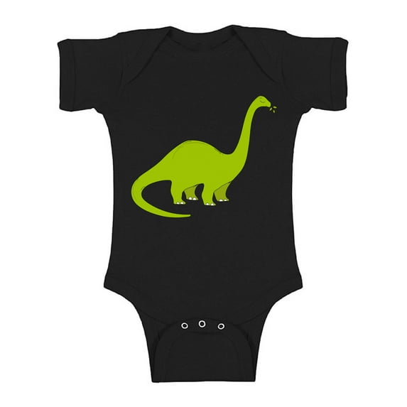Awkward Styles Brontosaurus Romper Baby Bodysuit Short Sleeve Dinosaur One Piece Top for Newborn Baby Dinosaur Gifts for Babies Cute Dinosaur Clothes for Baby Girl Animal Bodysuit for Baby Boy