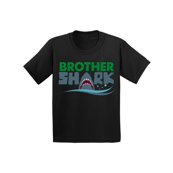 Awkward Styles Brother Shark Youth Shirt Family Shirts Matching Shark Family Shirts for Kids Matching Shark Tshirts for Family Shark Themed Party Outfit for Boys Cute Shark Tshirt for Boys
