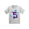 thumbnail image 1 of Awkward Styles Bunny Youth Shirt Animal Birthday Party Kids Bunny Tshirt Bunny Birthday Shirt 5th Birthday Party Funny Gifts for 5 Year Old I'm Five Shirt Animal Tshirt for Kids, 1 of 4