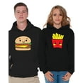 thumbnail image 1 of Awkward Styles Burger and Fries Couple Hoodies Matching Hoodies for Couples Valentine's Day Collection Gifts for Girlfriend Funny Hoodie for Boyfriend Married Couple Gifts Couples Matching Hoodies, 1 of 5