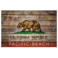 thumbnail image 1 of Awkward Styles CA Lovers Gifts Pacific Beach Printed Wall Art Bear Flag Unframed Decor for Home California Flag Poster Picture Cali Art for Kitchen California Republic Printed Wall Decor for Office, 1 of 3