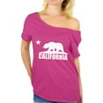 thumbnail image 1 of Awkward Styles California Bear Off Shoulder Shirt California Baggy Tshirt California Gifts Women's California Flowy Top Cali Dolman Top California Bear Shirts for Women Cali Gifts, 1 of 4