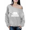 thumbnail image 1 of Awkward Styles California Bear Off Shoulder Sweatshirt California Oversized Sweater for Women Cali Gifts Cali Bear Sweatshirt Gifts from California, 1 of 4