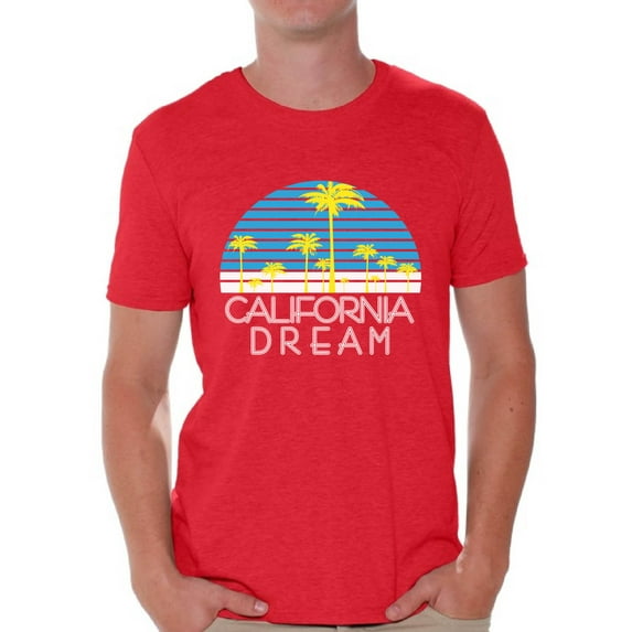 Awkward Styles California Dream Tshirt California Shirts for Men Cali Gifts California T-Shirt Gifts from California Men's Cali Tshirt California Summer Shirts Cali Palm Trees Tshirt