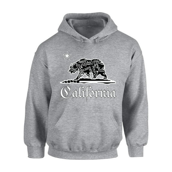 Awkward Styles California Republic Bandana Hooded Sweatshirt California Hoodie Unisex Cali Gifts California Bear Hoodie Sweater California Republic Sweater Gifts from California