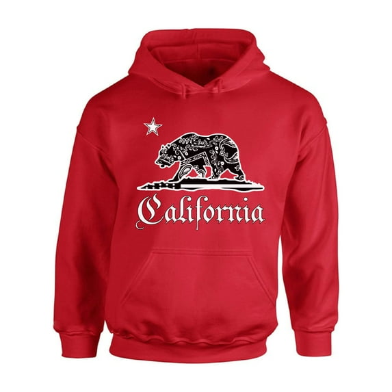 Awkward Styles California Republic Bandana Hooded Sweatshirt California Hoodie Unisex Cali Gifts California Bear Hoodie Sweater California Republic Sweater Gifts from California
