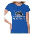 thumbnail image 1 of Awkward Styles California Republic Bandana Tshirt California Shirts for Women California Bear T Shirt Cali Gifts Cali T-Shirt Gifts from California, 1 of 4