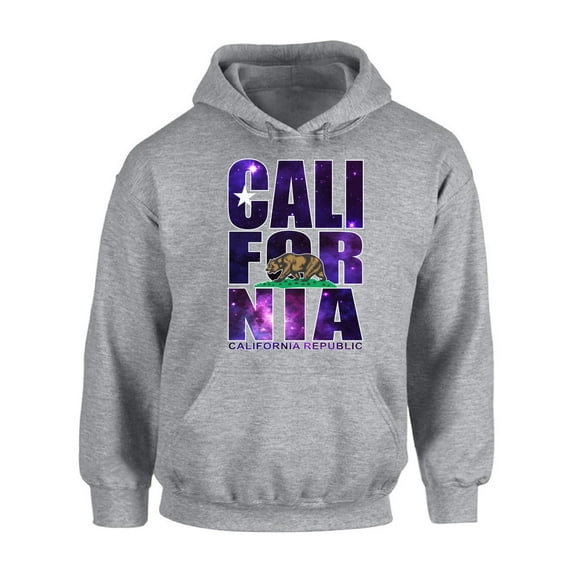 Awkward Styles California Republic Galaxy Hooded Sweatshirt California Galaxy Print Hoodie Cali Hoodies for Men and Women Cali Gifts Californa Hoodie Sweater Gifts from California