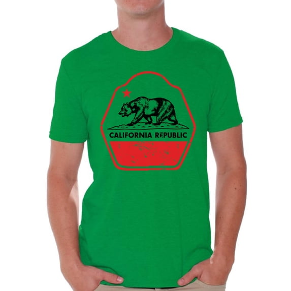 Awkward Styles California Republic Men Shirt California Love Summer T shirt for Men California State California Lover Men Tshirt I Love California Vintage California T-shirt for Men