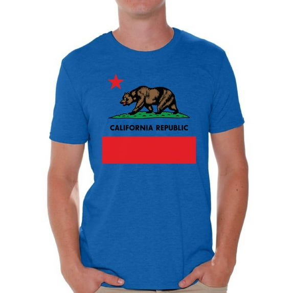 Awkward Styles California Republic Shirt for Men Vintage California T-shirt for Men California Love Summer T shirt for Men California State California Lover Men Tshirt I Love California