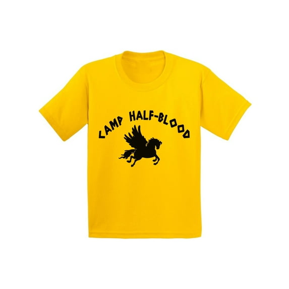Awkward Styles Camp Half-Blood Kids Clothing Mythology Lovers Camp Half-Blood Youth T Shirt Camp Half Blood Shirt for Kids Geek Youth Tshirt for Kids Geek T-Shirt for Boys Cute Shirts for Girls