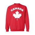thumbnail image 1 of Awkward Styles Canada Crewneck Canada White Leaf Crewneck Canadian Tops, 1 of 5
