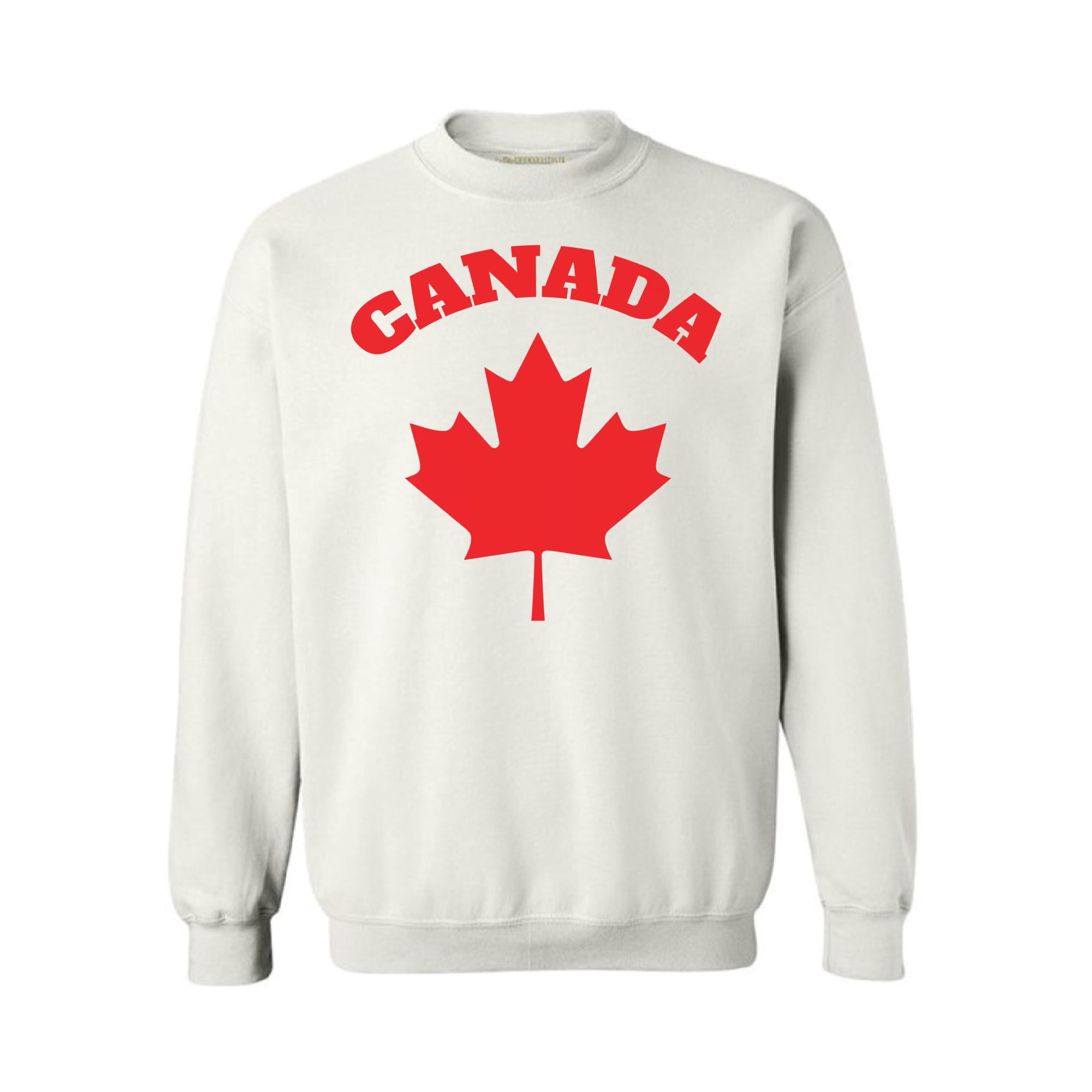 Awkward Styles Canada Sweatshirt Canadian Flag Crewneck Canada Leaf Crew  neck Tops - Walmart.com