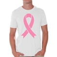 thumbnail image 1 of Awkward Styles Cancer Awareness Shirts for Mens Support Clothing Collection Pink Ribbon Breast Cancer Awareness Men Shirts Pink Ribbon T-shirts, 1 of 4