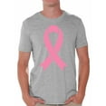 thumbnail image 1 of Awkward Styles Cancer Awareness Shirts for Mens Support Clothing Collection Pink Ribbon Breast Cancer Awareness Men Shirts Pink Ribbon T-shirts, 1 of 4