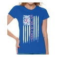 thumbnail image 1 of Awkward Styles Cancer Shirts Cancer Flag Tshirt Breast Cancer Awareness Women's Shirt Pink Ribbon Flag T Shirt Gifts for Cancer Survivor Pink Cancer Flag Tshirt Cancer Support Flag T-Shirt for Women, 1 of 4