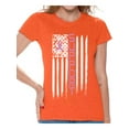 thumbnail image 1 of Awkward Styles Cancer Shirts Cancer Flag Tshirt Breast Cancer Awareness Women's Shirt Pink Ribbon Flag T Shirt Gifts for Cancer Survivor Pink Cancer Flag Tshirt Cancer Support Flag T-Shirt for Women, 1 of 4
