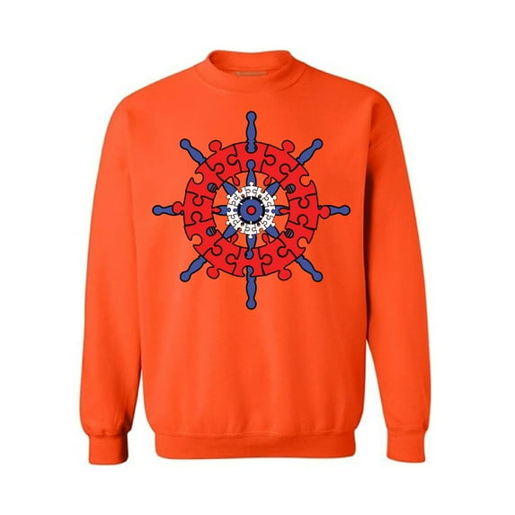 Awkward Styles Captain Puzzle Sweatshirt for Autism Awareness Men's Autism Sweater Autism Awareness Gifts for Women Autism Sweater Women Men Autism Gifts Autism Puzzle Sweatshirt Cool Autism Outfit
