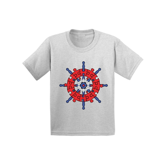 Awkward Styles Captain Puzzle Tshirt for Autism Awareness Autism Toddler Shirt Autism Gifts for Toddler Boy Autism Awareness Tshirt for Toddler Girl Autistic Pride Outfit Autism Puzzle Shirts for Kids