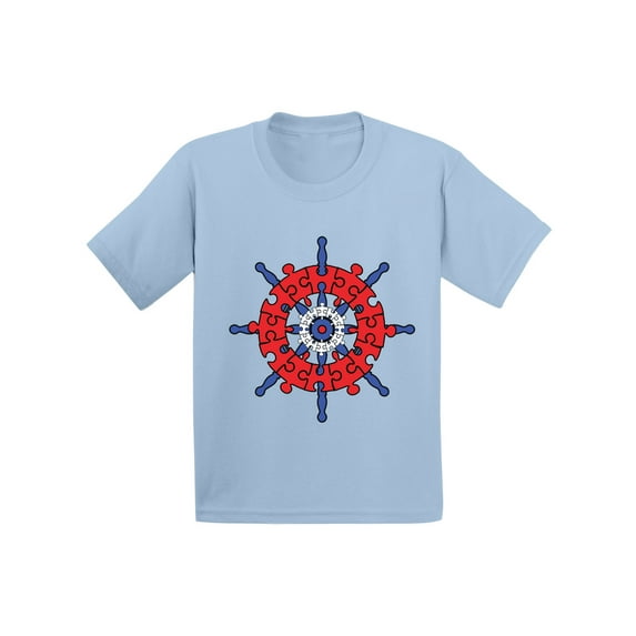 Awkward Styles Captain Puzzle Tshirt for Autism Awareness Autism Toddler Shirt Autism Gifts for Toddler Boy Autism Awareness Tshirt for Toddler Girl Autistic Pride Outfit Autism Puzzle Shirts for Kids