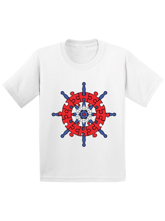 Captain Puzzle Tshirt for Autism Awareness Autism Toddler Shirt Autism Gifts for Toddler Boy Autism Awareness Tshirt for Toddler Girl Autistic Pride Outfit Autism Puzzle Shirts for Kids