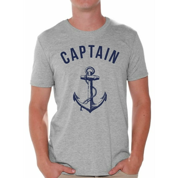 Awkward Styles Captain Shirt for Men Sea Tshirt for Him Sea Lovers Gifts Sea Themed Party Cute Gifts for Sailor Captain Clothes for Father Marine Clothing Collection Mister Captain T Shirt