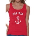 thumbnail image 1 of Awkward Styles Captain Tank Top for Ladies Marine Themed Party Cute Gifts for Wife Captain Clothes for Mom Captain Tank Top for Women Sea Tank Top for Girls Sea Lovers Gifts Captain T Shirts, 1 of 4