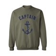 thumbnail image 1 of Awkward Styles Captain's Crewneck Cute Sailors Clothing Anchor Unisex Crewneck Captain Crewneck Unisex Sweater Marine Crewneck for Girls Sea Funny Crewneck for Men Women Gifts Ocean Lovers Presents, 1 of 5